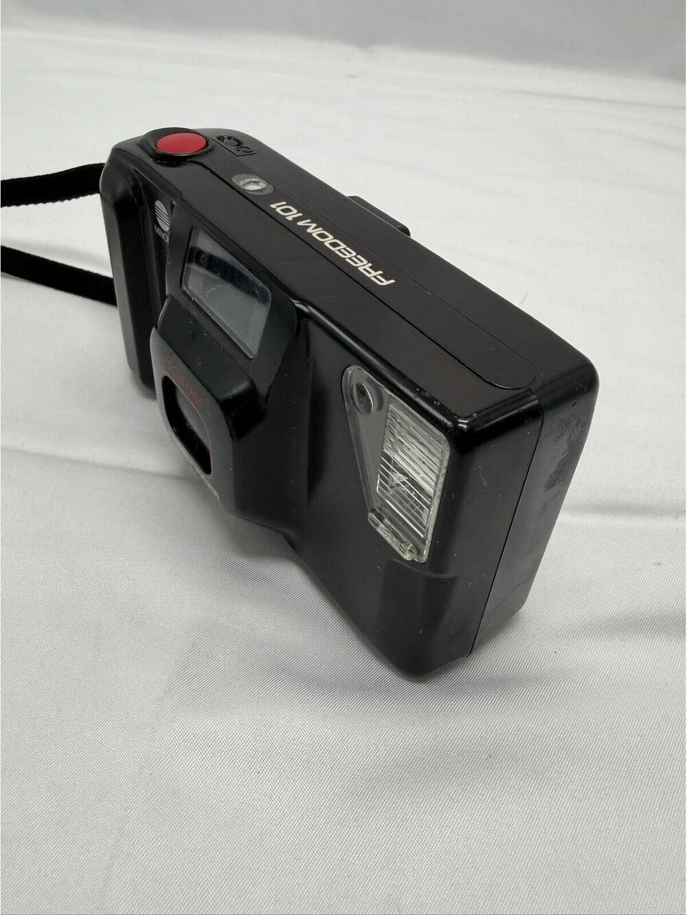 Vintage Minolta Freedom 101 35mm Point & Shoot Film Camera Black Parts Repair